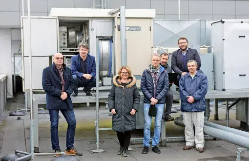 Zespół pracujący nad projektem:- Od prawej: dr inż. Kamil Stokfiszewski. dr hab. inż. Adam Wojciechowski, prof. PŁ, dr hab. inż. Przemysław Gordinowicz, dr hab. Marek Galewski, dr hab. inż. Agnieszka Wosiak, dr hab. inż. Piotr Lipiński, dr hab. inż. Michał Morawski 