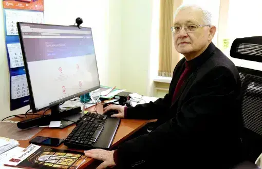 Prof. Volodymyr Mosorov from the Institute of Applied Computer Science.