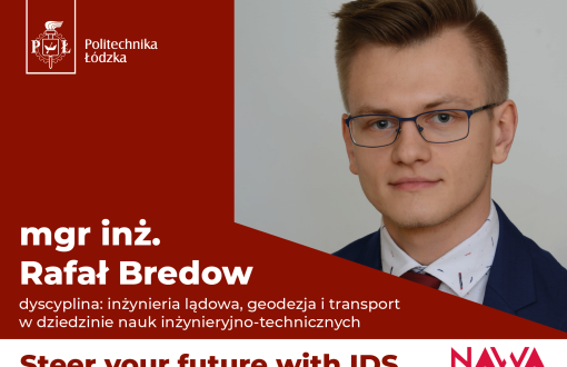 grafika poglądowa ze zdjęciem: mgr inż. Rafał Bredow