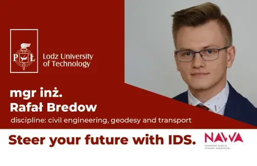 grafika poglądowa ze zdjęciem: mgr inż. Rafał Bredow, EN