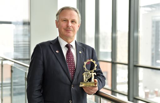dr inż. Adam Rylski z PŁ, Złoty Inżynier, fot. Jacek Szabela