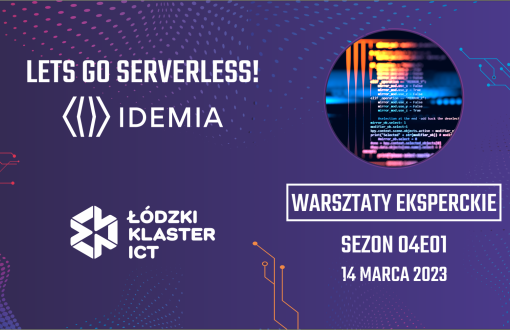 Grafika promująca warsztaty eksperckie w IDEMIA