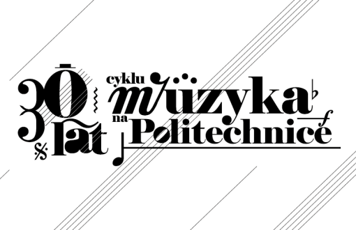 Grafika promująca jubileusz 30-lecia Muzyki na Politechnice