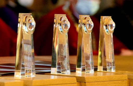 Statuetka - nagroda w Konkursie JM Rektora PŁ, fot. Jacek Szabela