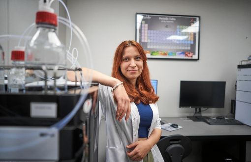 Weronika Majchrzak na Politechnice Łódzkiej (Fot. Tomasz Stańczak / Agencja Wyborcza.pl) 