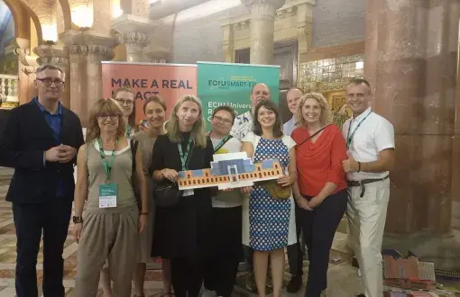 Conference participants from the Lodz University of Technology