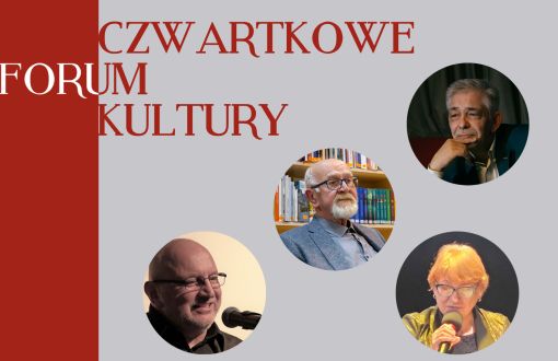 Grafika do Czwartkowego Forum Kultury, 23.11.23