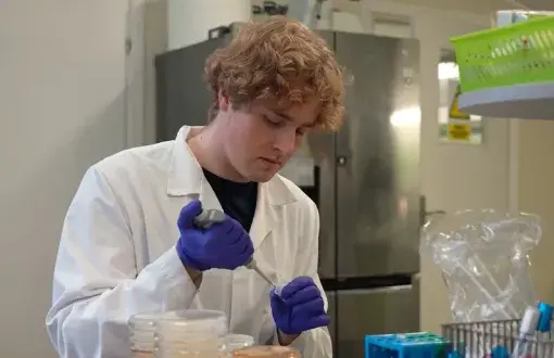 One of doctoral candidates of the Interdisciplinary Doctoral School