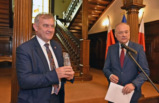 prof. Krzysztof Jóźwik, rektor PŁ i prof. Radzisław Kordek, rektor UMed, fot. Jacek Szabela