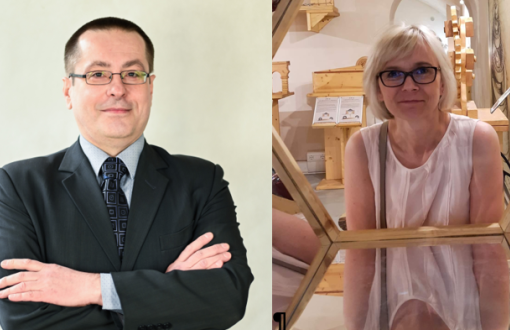 Prof. Radosław Podsiadły i prof. Joanna Pietrasik