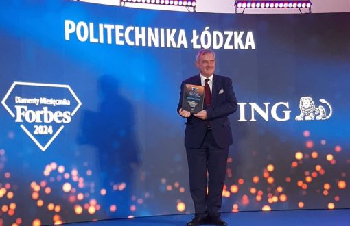 Rektor PŁ prof. Krzysztof Jóźwik na Gali Diamentów Forbesa