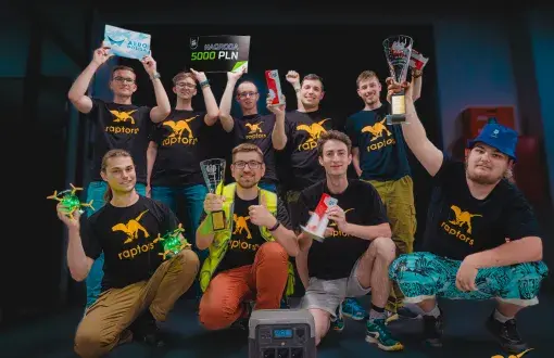 Raptors team with prizes won in the competition