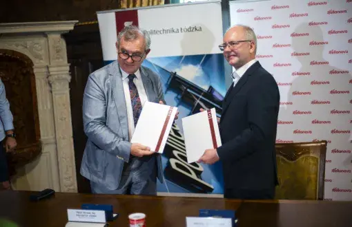 Od lewej - prof. Krzysztof Jóżwik i Andrzej Szymanowski, członek Zarządu firmy, fot. Marcin Szmidt