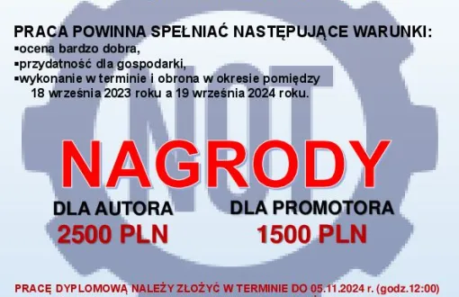 Plakat na konkurs NOT
