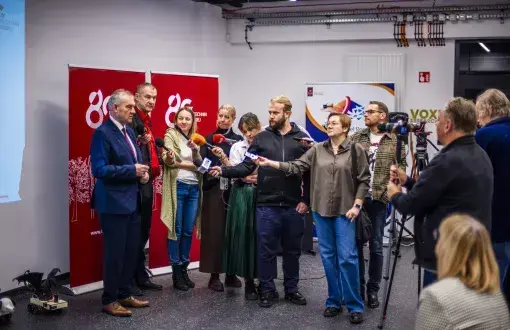 Rector Prof. Krzysztof Jóźwik discussed plans for the jubilee at a meeting with journalists. photo: Marcin Szmidt