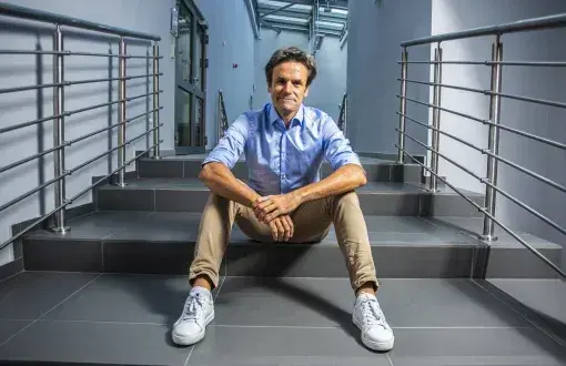 prof. Tomasz Czyszanowski z Instytutu Fizyki PŁ, fot. Marcin Szmidt