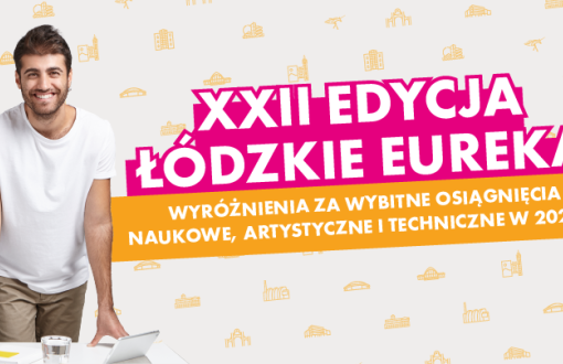 Baner promujący Łódzkie Eureka