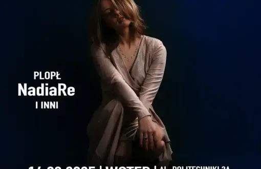 Plakat promujący koncert w Sali widowiskowej PŁ