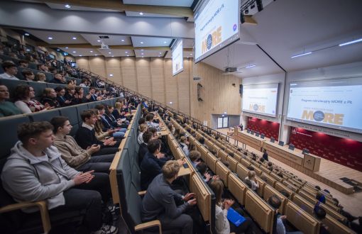 Uroczystość kończąca I edycję programu MORE w PŁ, fot. Marcin Szmidt