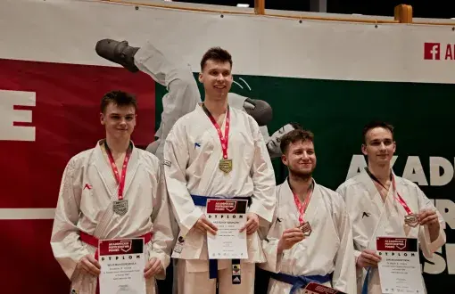 Studenci PŁ najlepsi na AMP w karate, fot. Kinga Harast