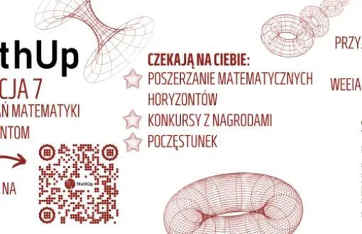 baner reklamujący konferencję MathUp