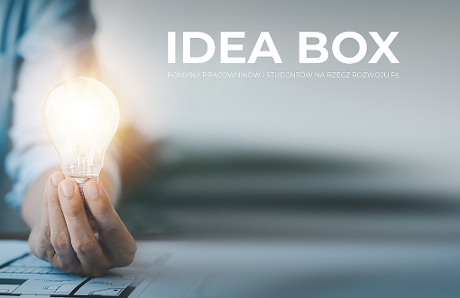 Grafika promująca projekt IDEA BOX