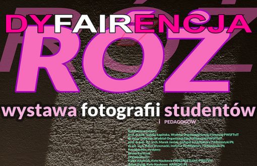 Plakat do wystawy DYFERENCJA na PŁ