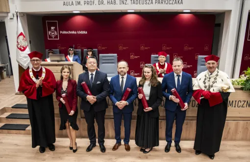 Promocja doktorów na posiedzeniu Senatu PŁ, 14 maja, fot. Marcin Szmidt