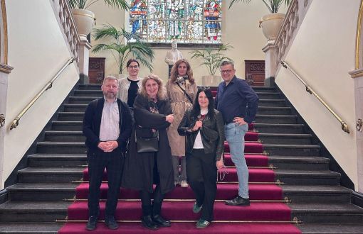 dr inż. Dorota Piotrowska, prof. PŁ (kierownik projektu, dyr. CWM), Małgorzata Jarczyńska, Justyna Kopańska (CWM), dr inż. Przemysław Sękalski (dyr. CTI), Katarzyna Buss-Nykiel i Rafał Nykiel (Team Coaching ) 