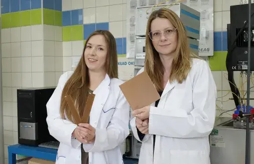 Dr Olga Olejnik i prof. Anna Masek, fot. Andrzej Zbraniecki 
