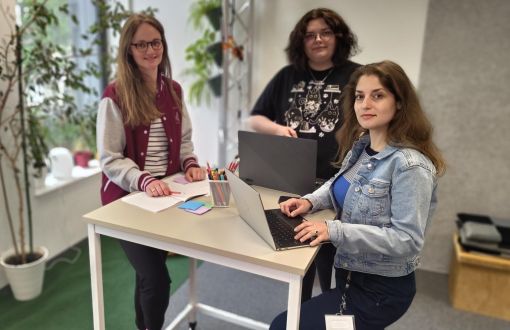 From left: Anna Laska-Leśniewicz, PhD, Natalia Walczak,MSc. and Magdalena Wróbel-Lachowska, PhD; photo: private archive
