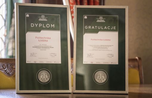 Dyplomy dla PŁ, zdj. Marcin Szmidt