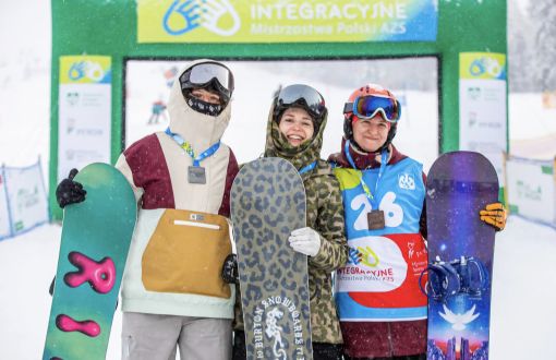Medalistki IMP, w środku Agata Skalska, foto: Katarzyna  Łuczyńska