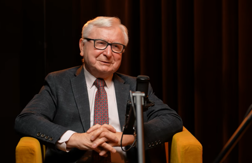Prof. Stanisław Bielecki during an interview conducted in 2025. photo: TUL archives